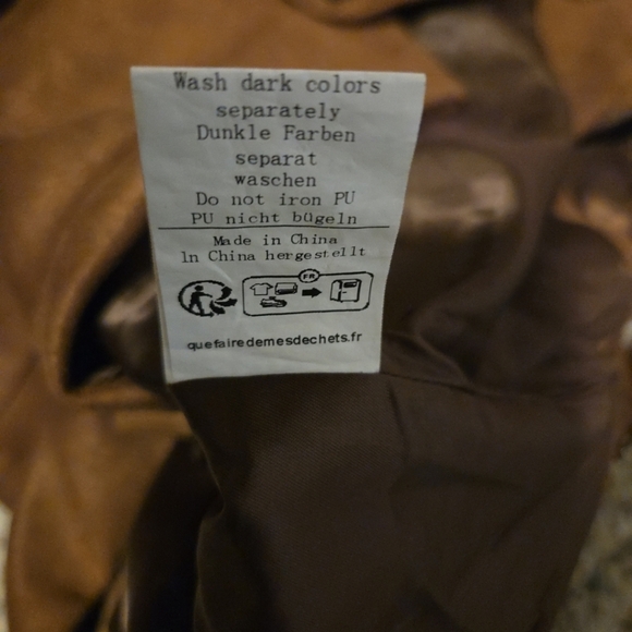 Paul Jones Mens Size XL Brown Faux Suede Vest Suit Western Cowboy - Picture 8 of 8